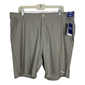 Huk Sz XXL Beacon Shorts Gray Performance Fabric Fishing Outdoors NWT